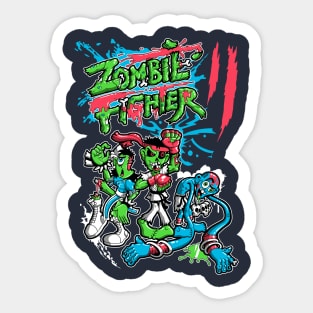 Zombie Fighter Sticker